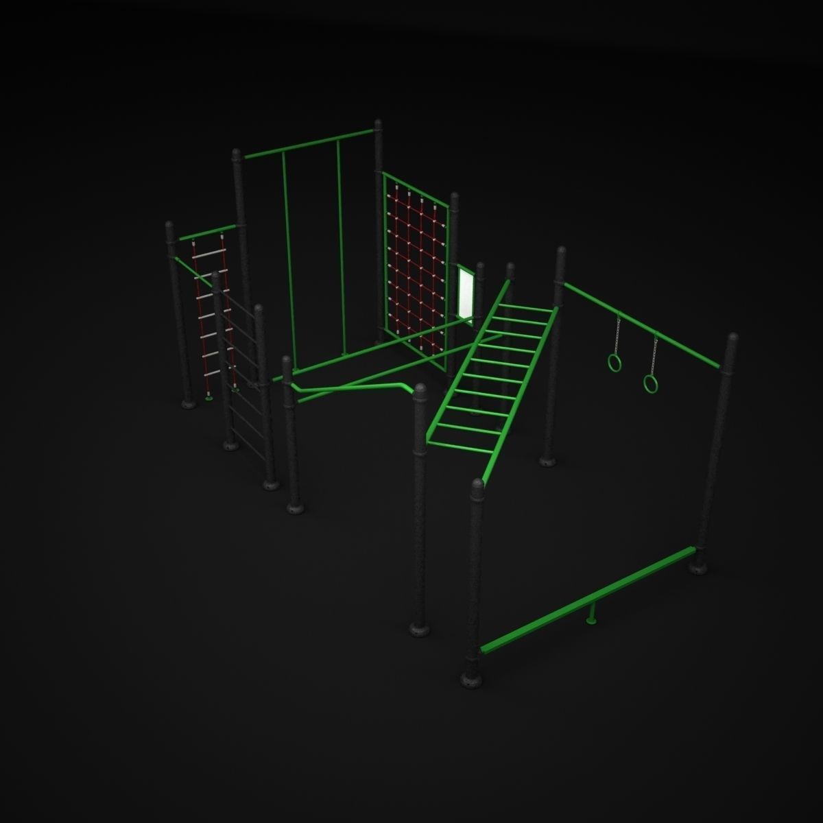 Teenagers Outdoors Toys 3D model_1