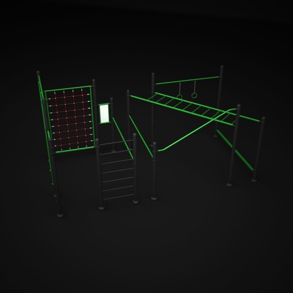 Teenagers Outdoors Toys 3D model_4