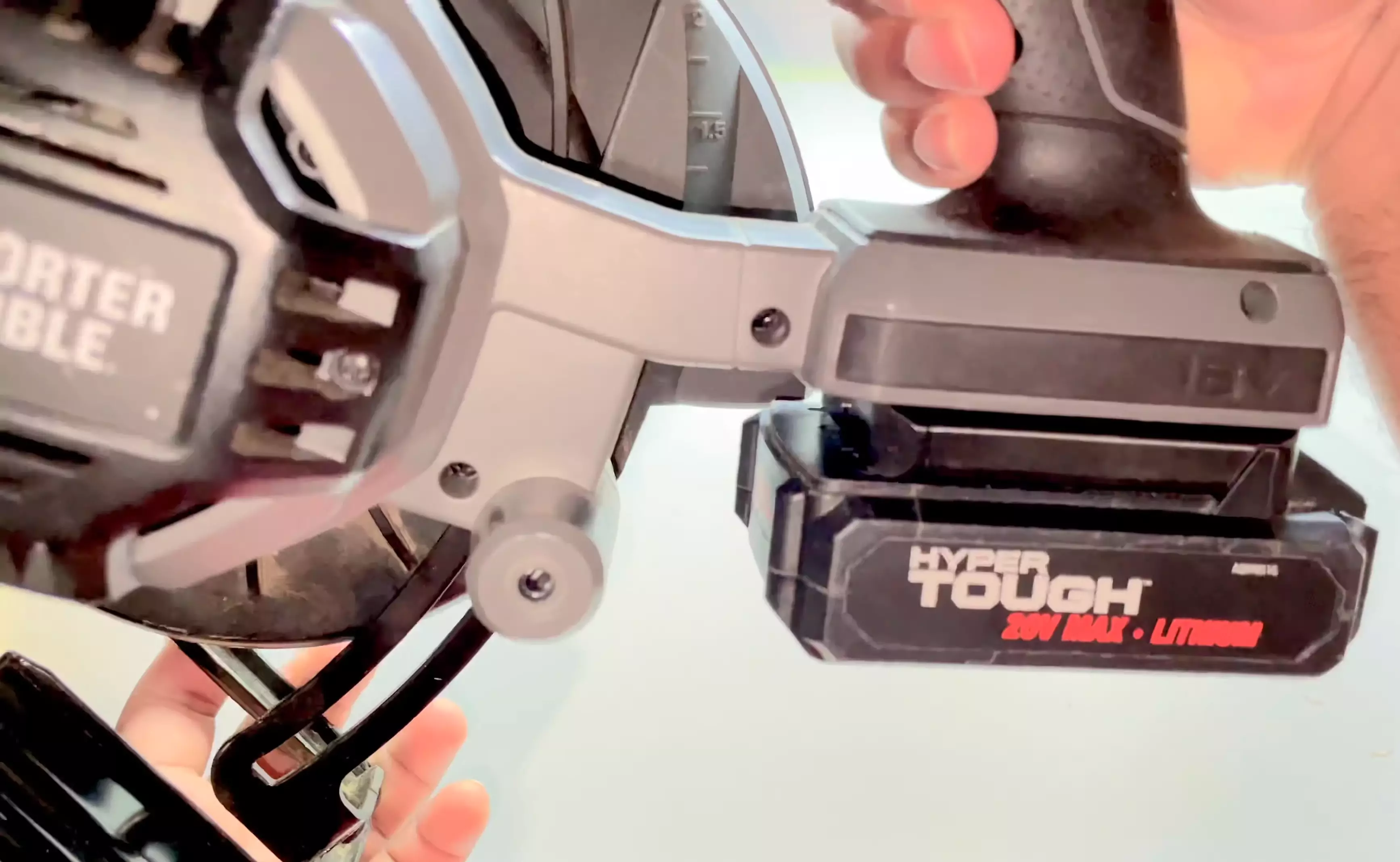 20V to PorterCable 18V Hyper Tough Lithium Ion Battery Adapter 3D print model