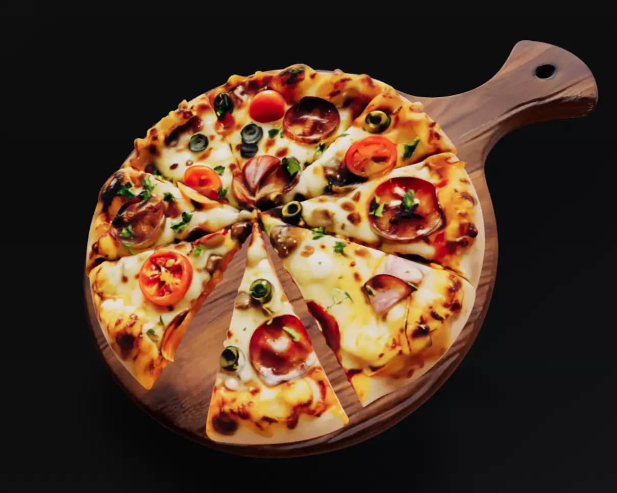 Pizza 3D model 3D model