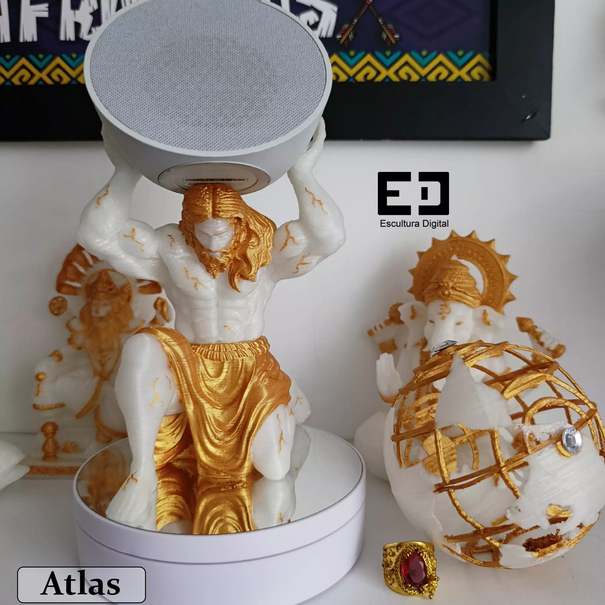 Atlas - Statue 3D print model