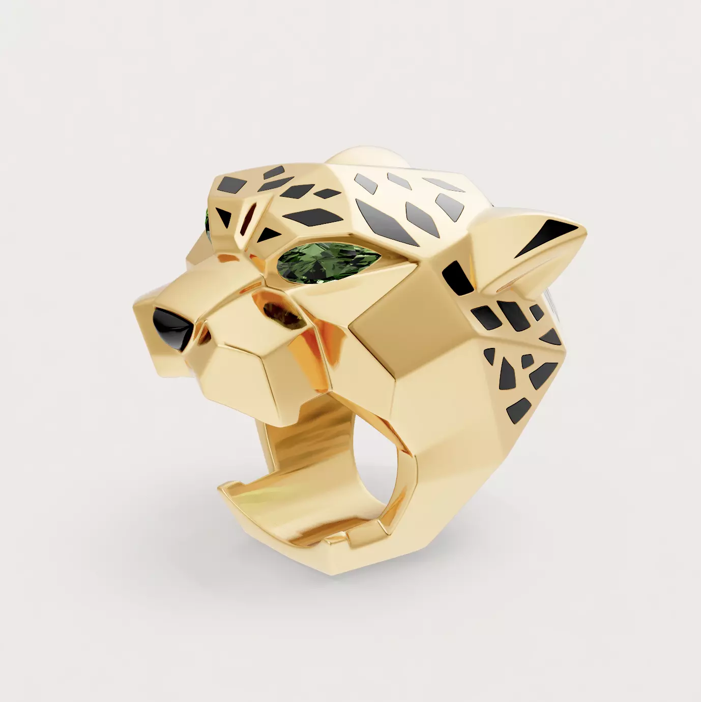 PANTHER - RING - HEAD 3D print model