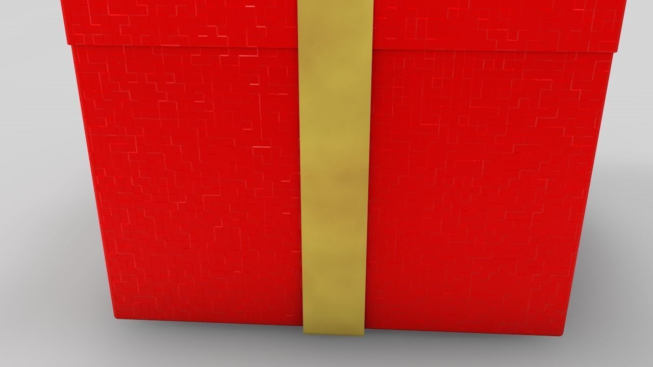 Gift Box 3D model_2