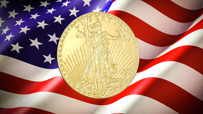 1933 Double Eagle US Coin 3D print model