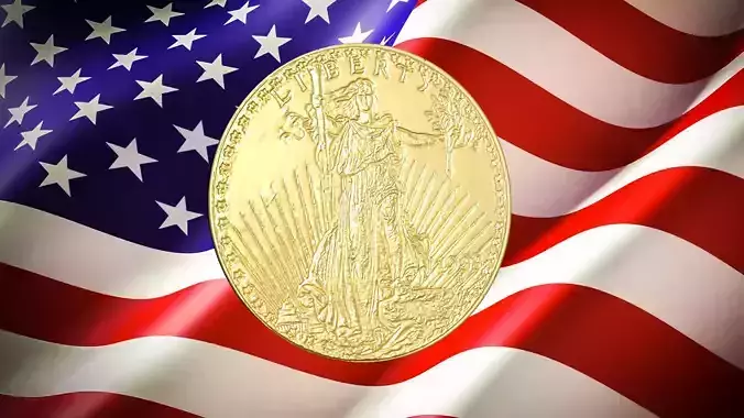1933 Double Eagle US Coin 3D print model
