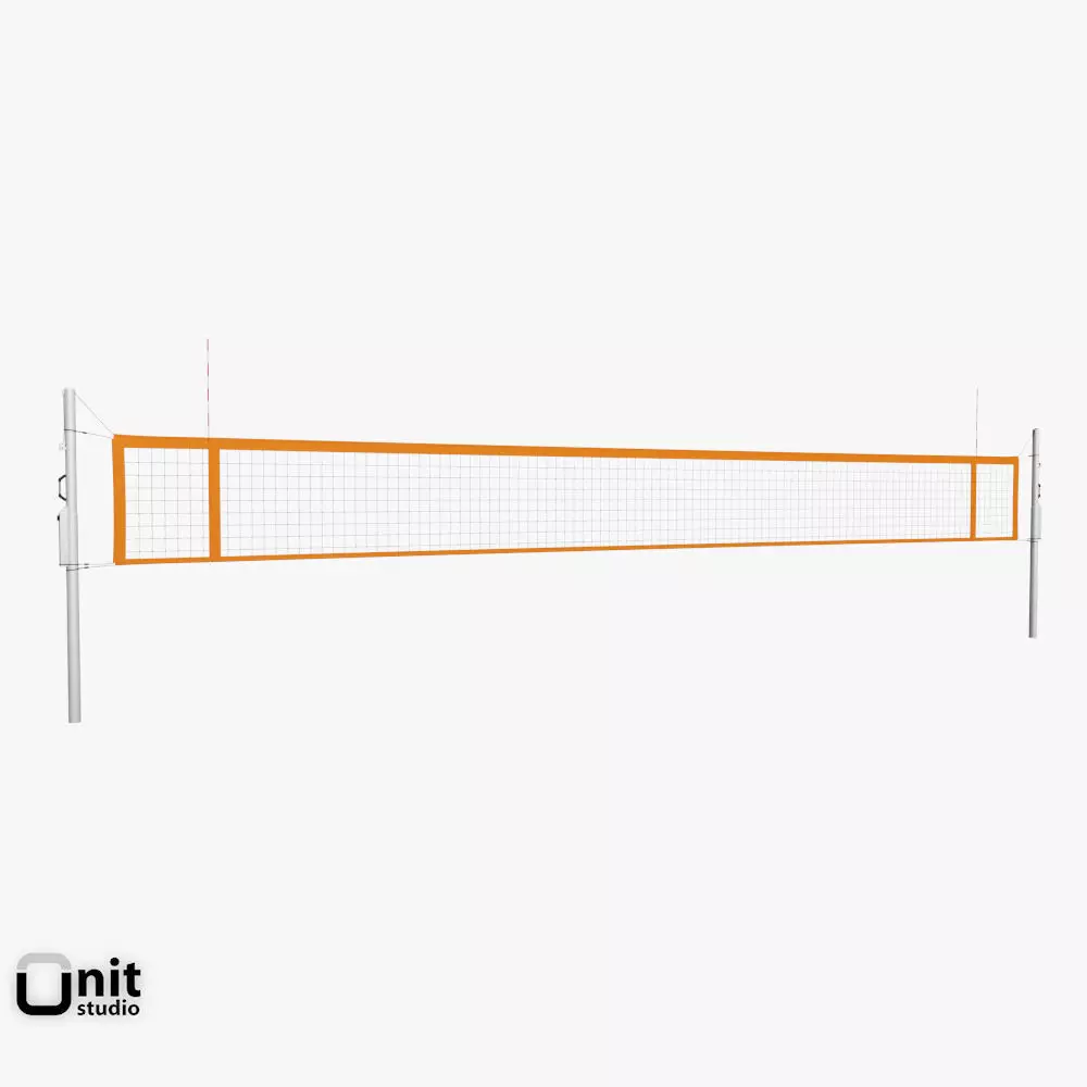 Beach volley net 3D model