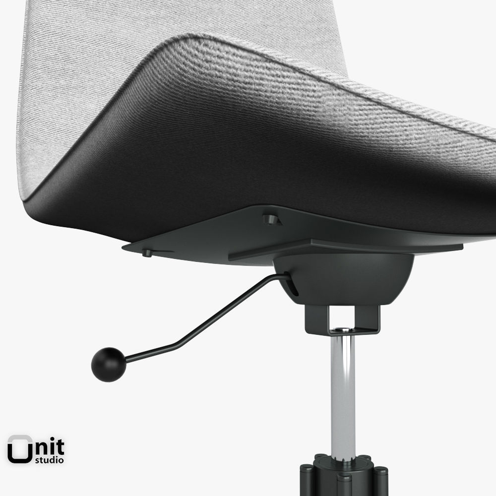 Slope Office Chair by West Elm 3D model CGTrader