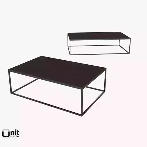 Metal Parquet Coffee Table by Restoration Hardware