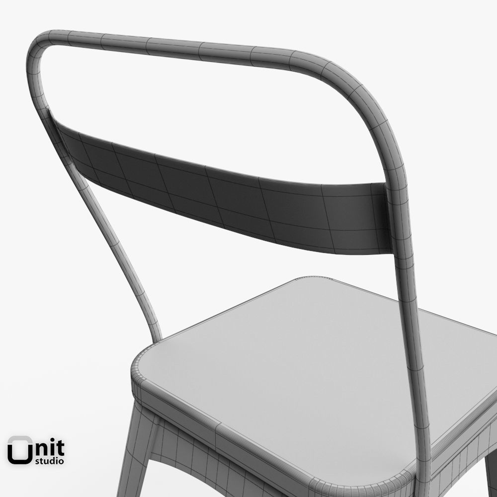 Xavier Dining Chair by West Elm 3D model_12