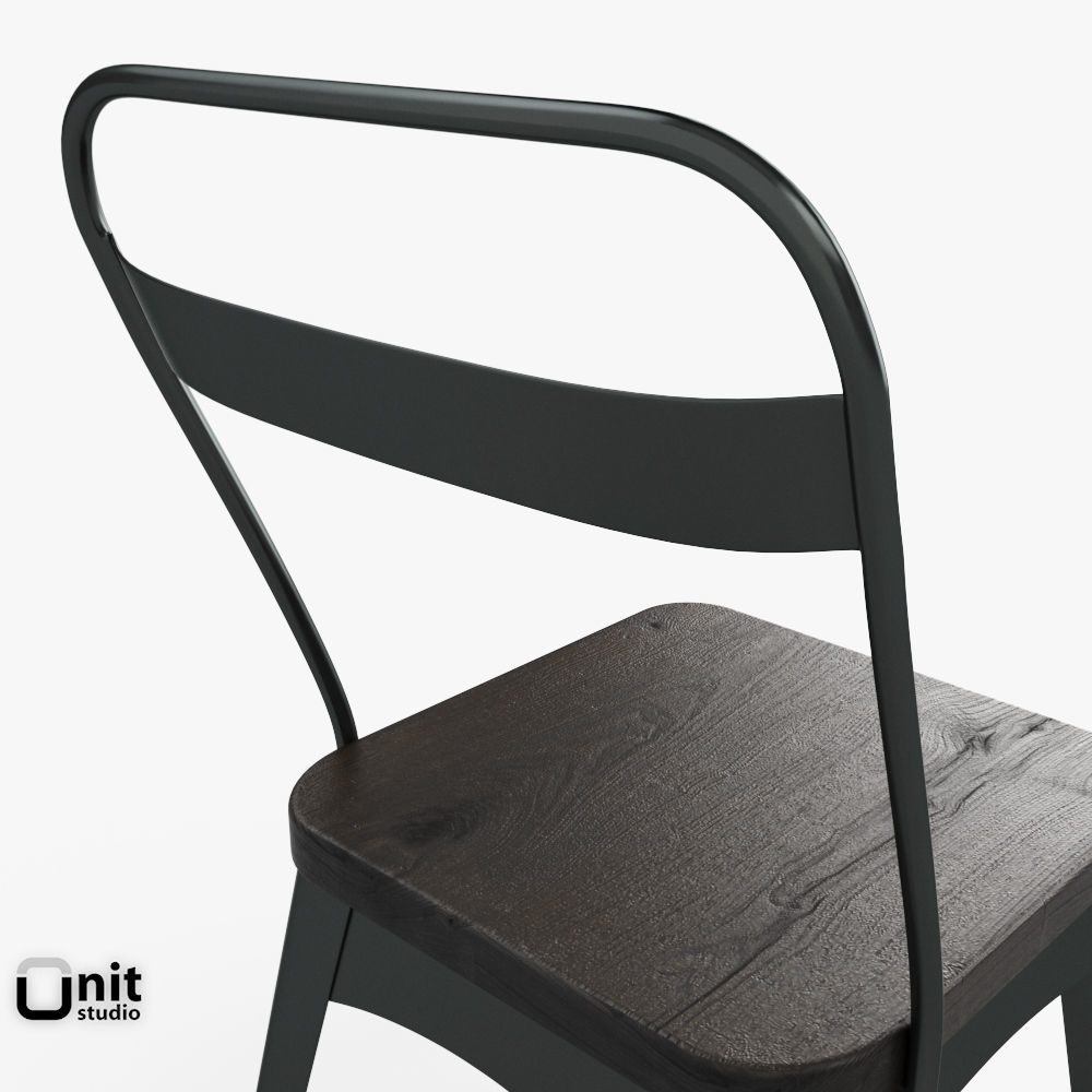Xavier Dining Chair by West Elm 3D model_4