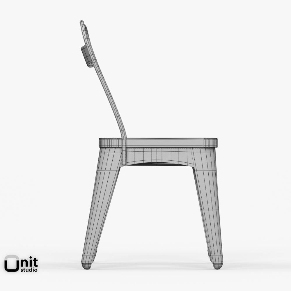Xavier Dining Chair by West Elm 3D model_9