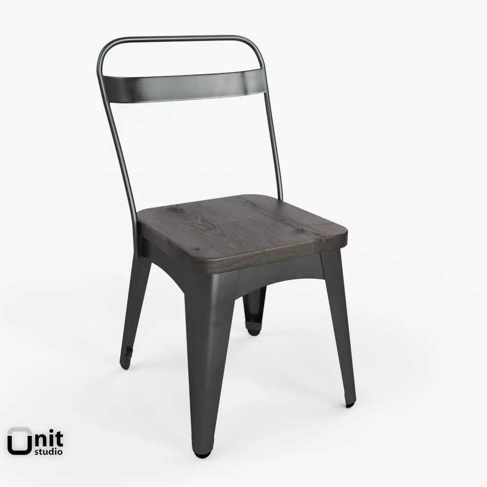 Xavier Dining Chair by West Elm 3D model_0