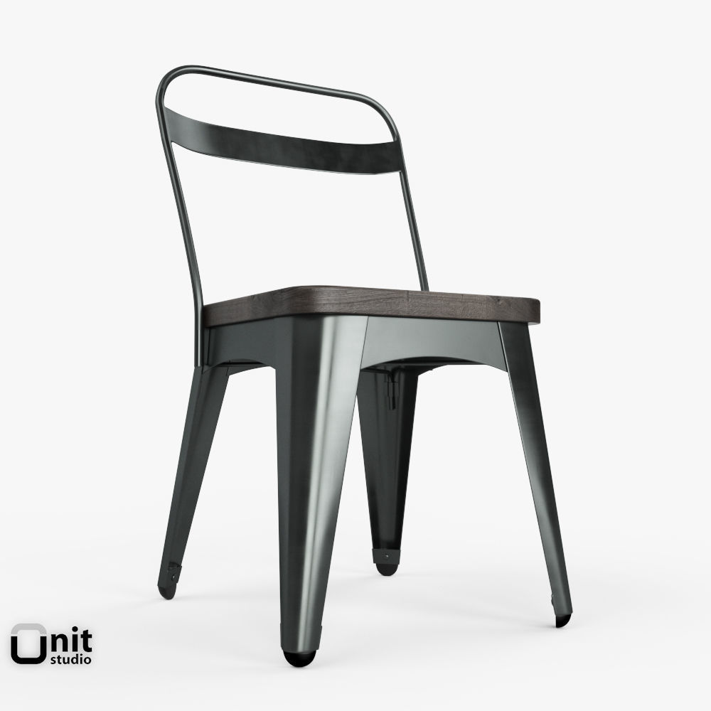 Xavier Dining Chair by West Elm 3D model_1