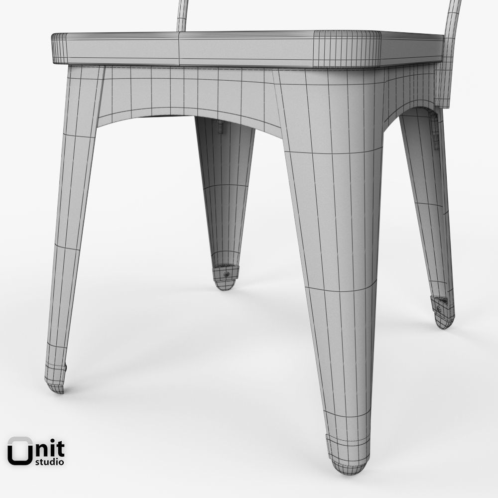 Xavier Dining Chair by West Elm 3D model_11