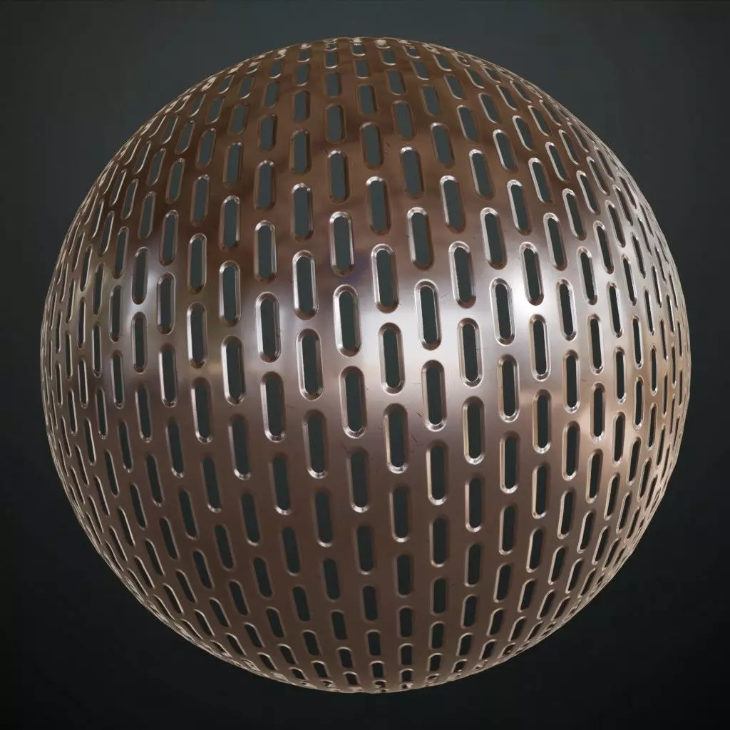 White Metal Grill Transparent PBR Seamless Texture