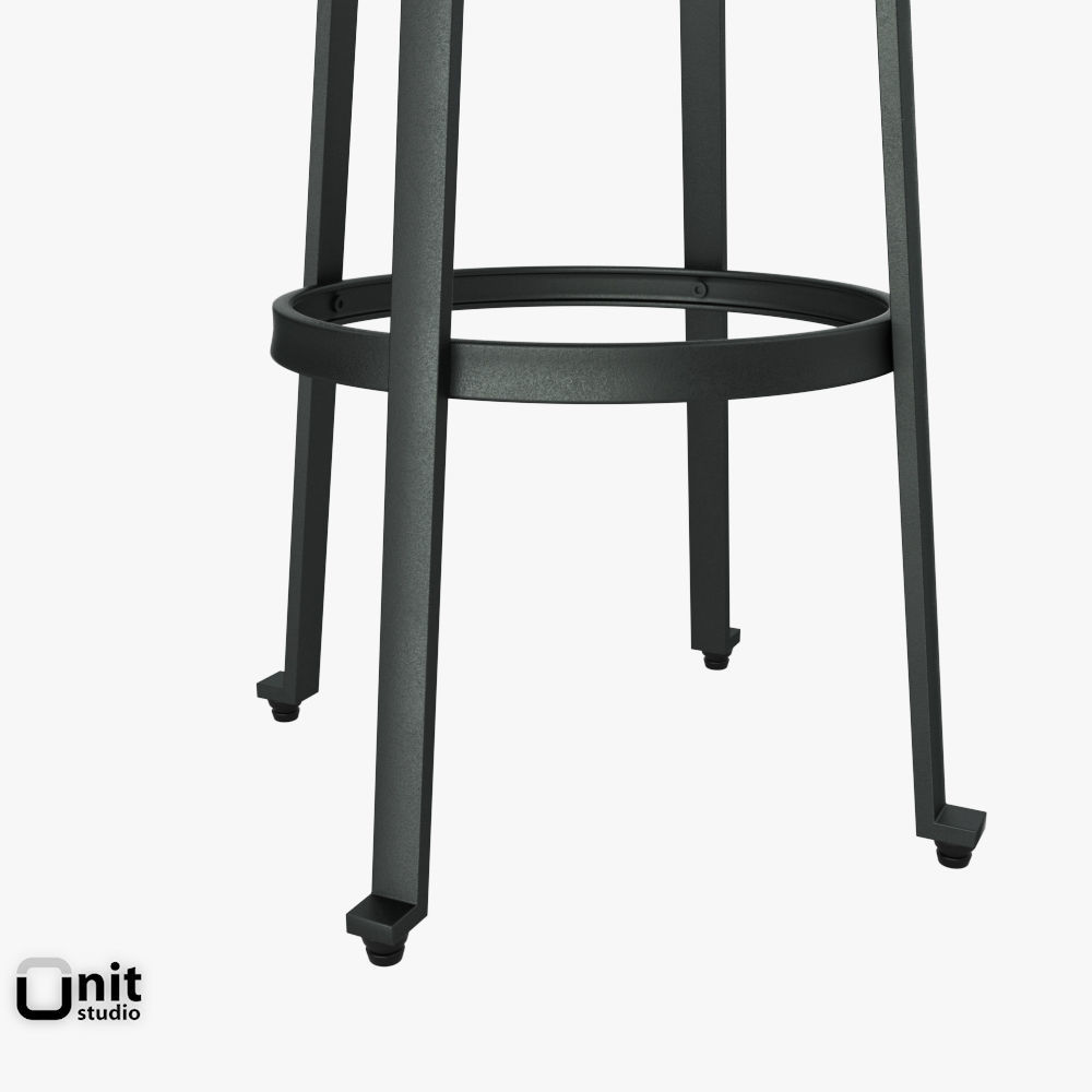 Challiman Tall Stool 3D model_3