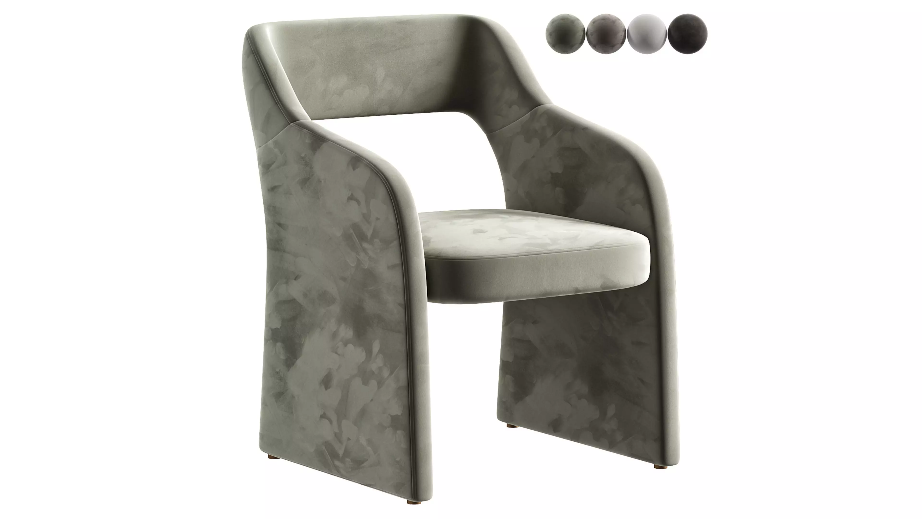 Parker Dining Chair 3D model
