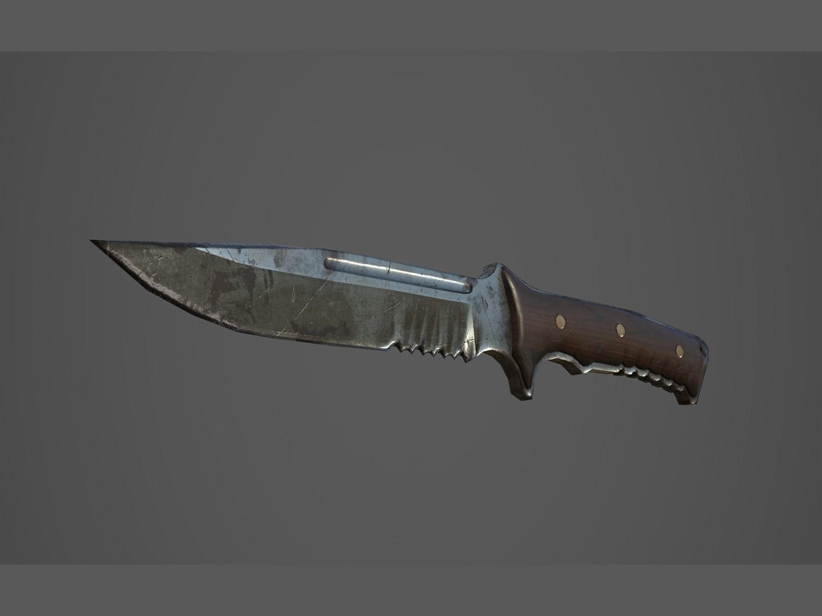 Apocalyptic Melee Weapons - PBR and Game Ready Low-poly 3D model_18