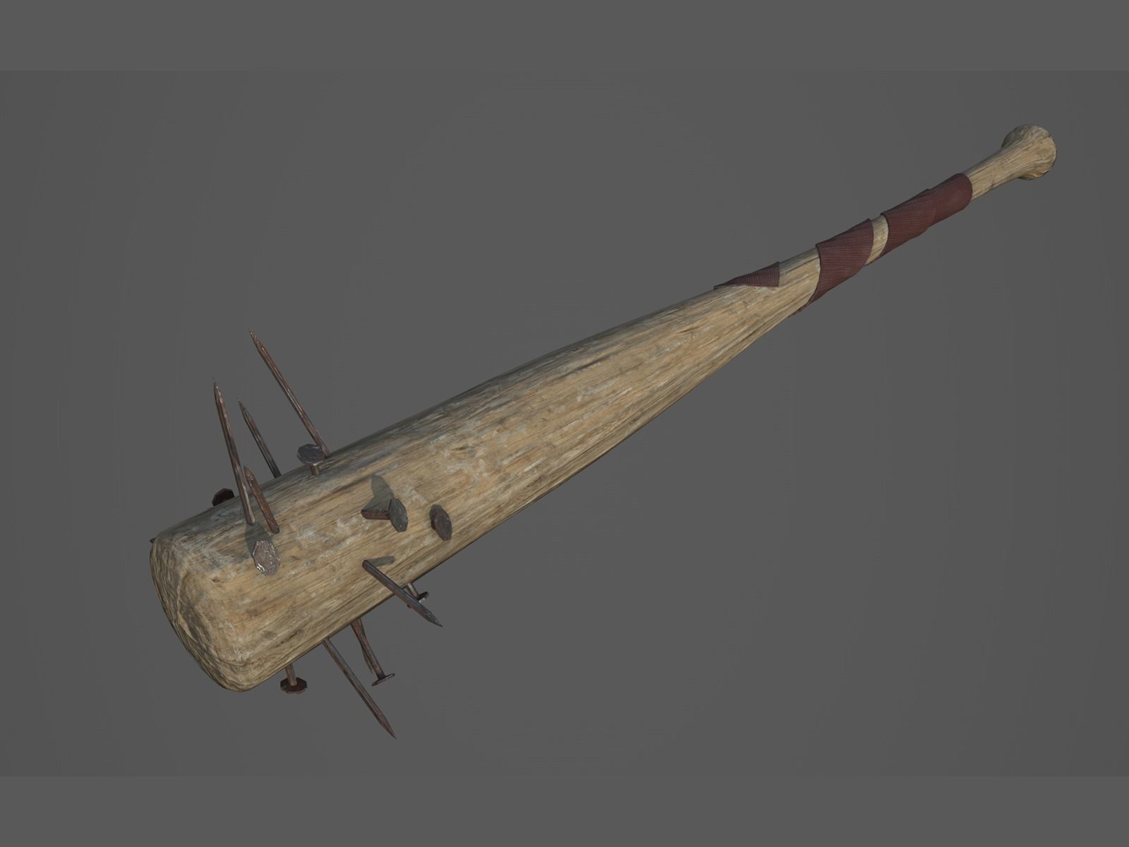 Apocalyptic Melee Weapons - PBR and Game Ready Low-poly 3D model_14