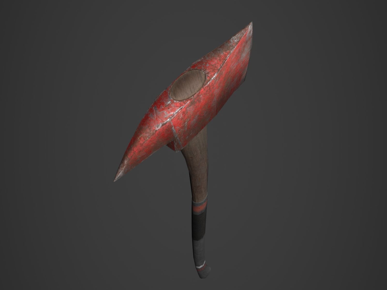 Apocalyptic Melee Weapons - PBR and Game Ready Low-poly 3D model_3