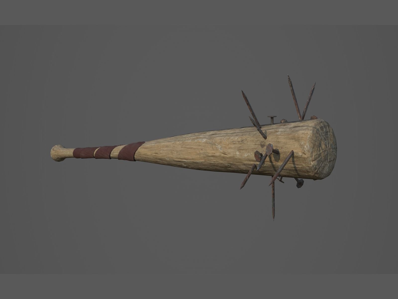 Apocalyptic Melee Weapons - PBR and Game Ready Low-poly 3D model_12