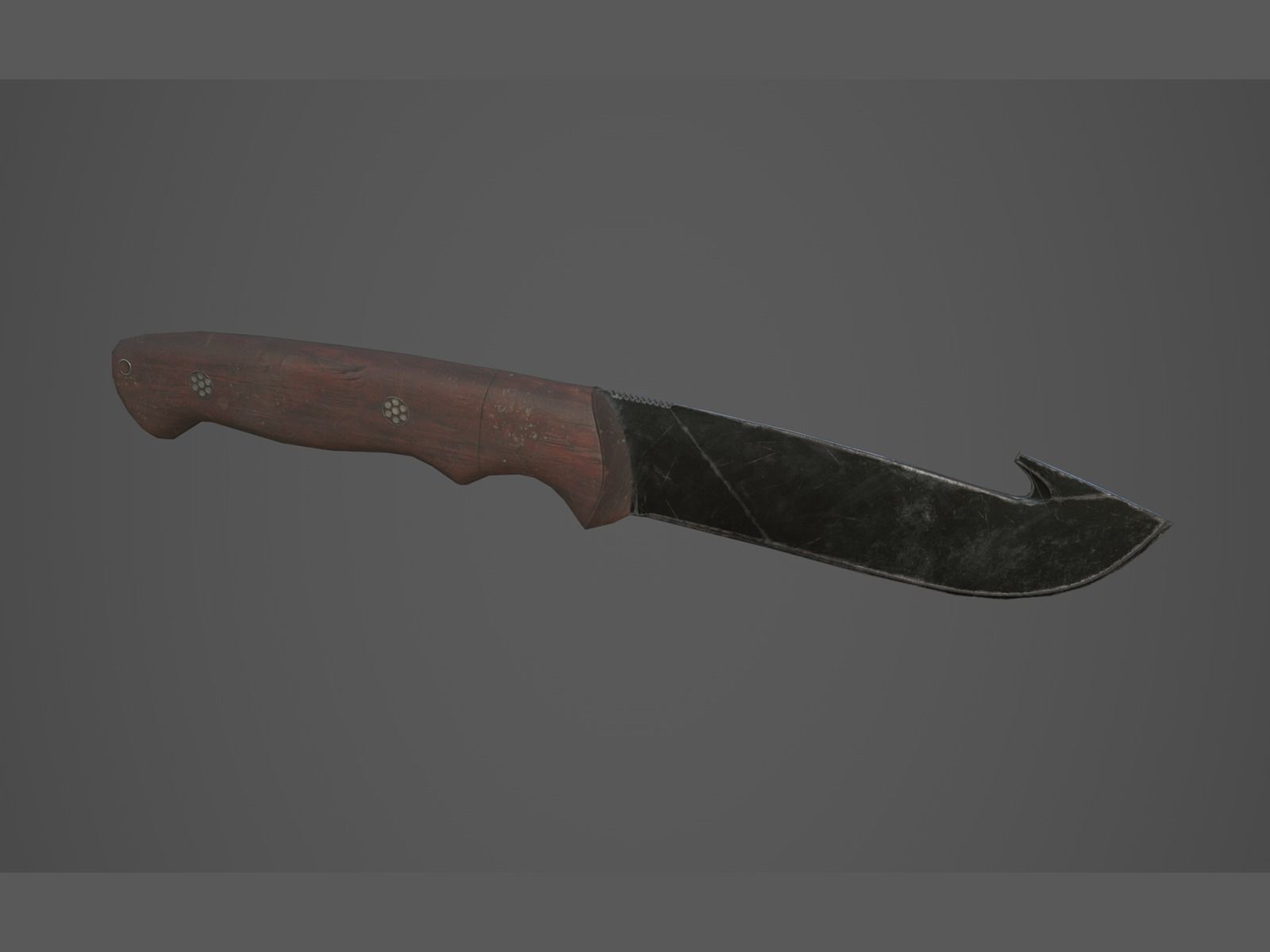 Apocalyptic Melee Weapons - PBR and Game Ready Low-poly 3D model_25