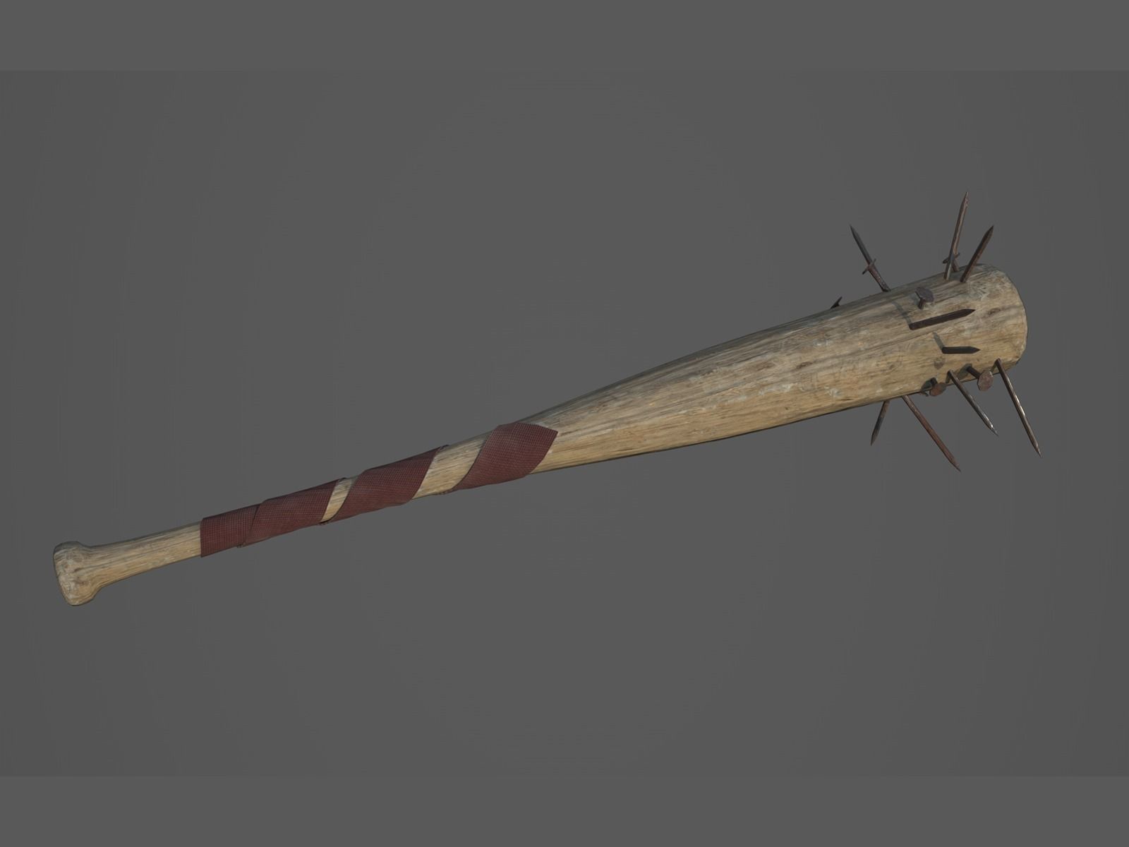 Apocalyptic Melee Weapons - PBR and Game Ready Low-poly 3D model_11