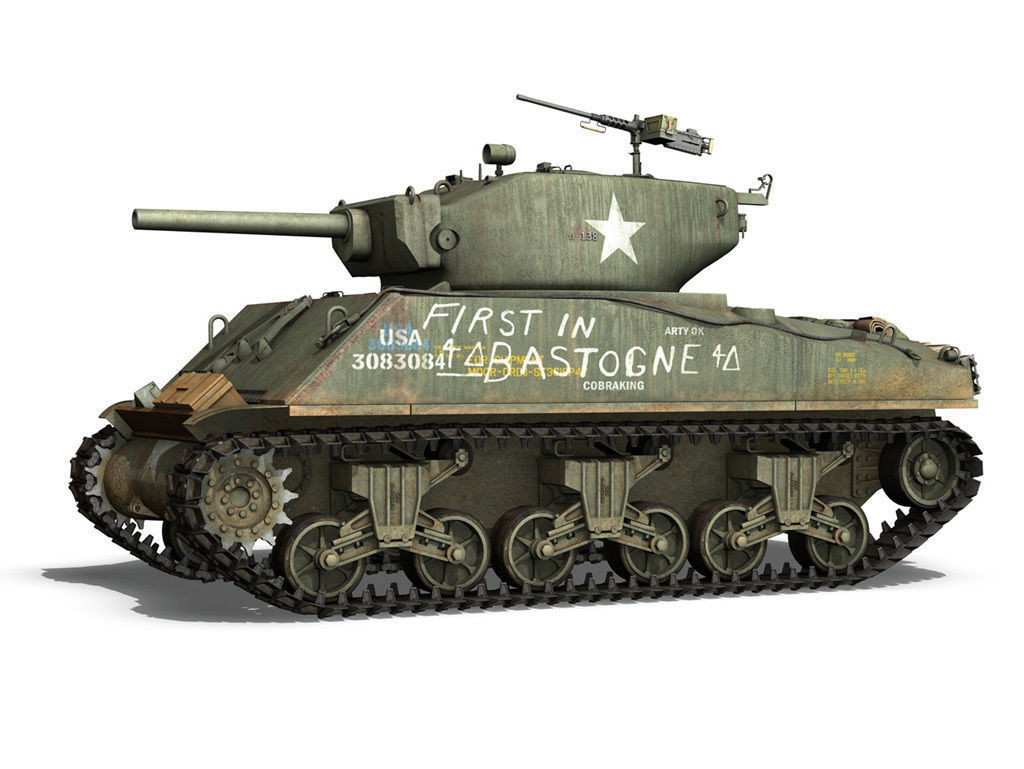 M4A3E2 - Sherman Jumbo - Cobra King 3D model_2