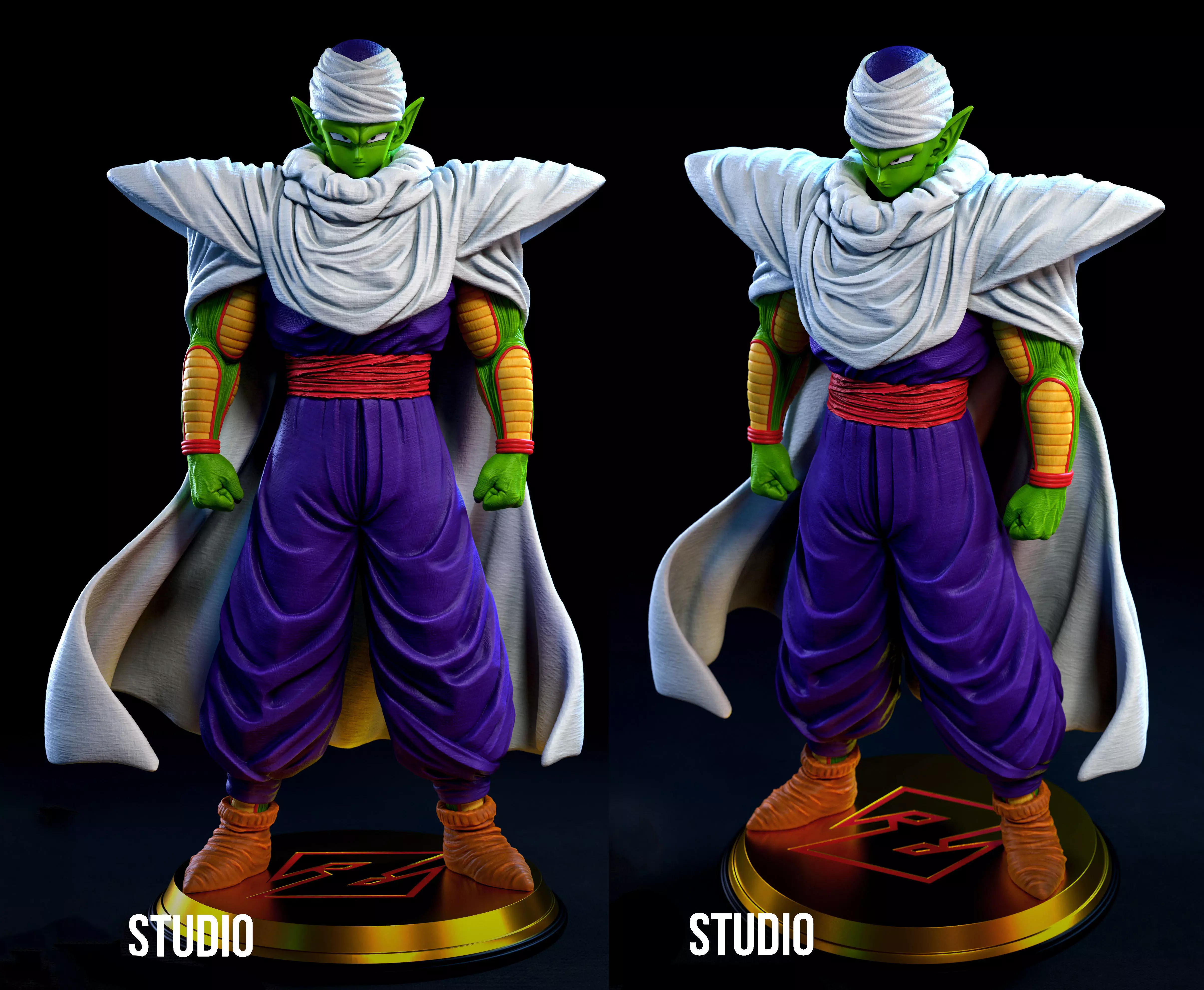 Dragon Ball Piccolo Warrior 3D printing STL 3D print model