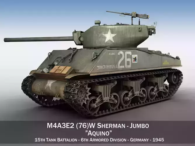 M4A3E2 - Sherman Jumbo - Aquino