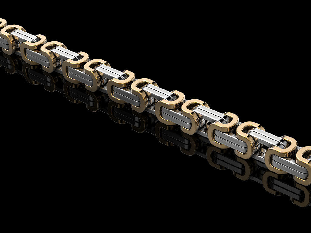 Chain or Bracelet 3D print model_6