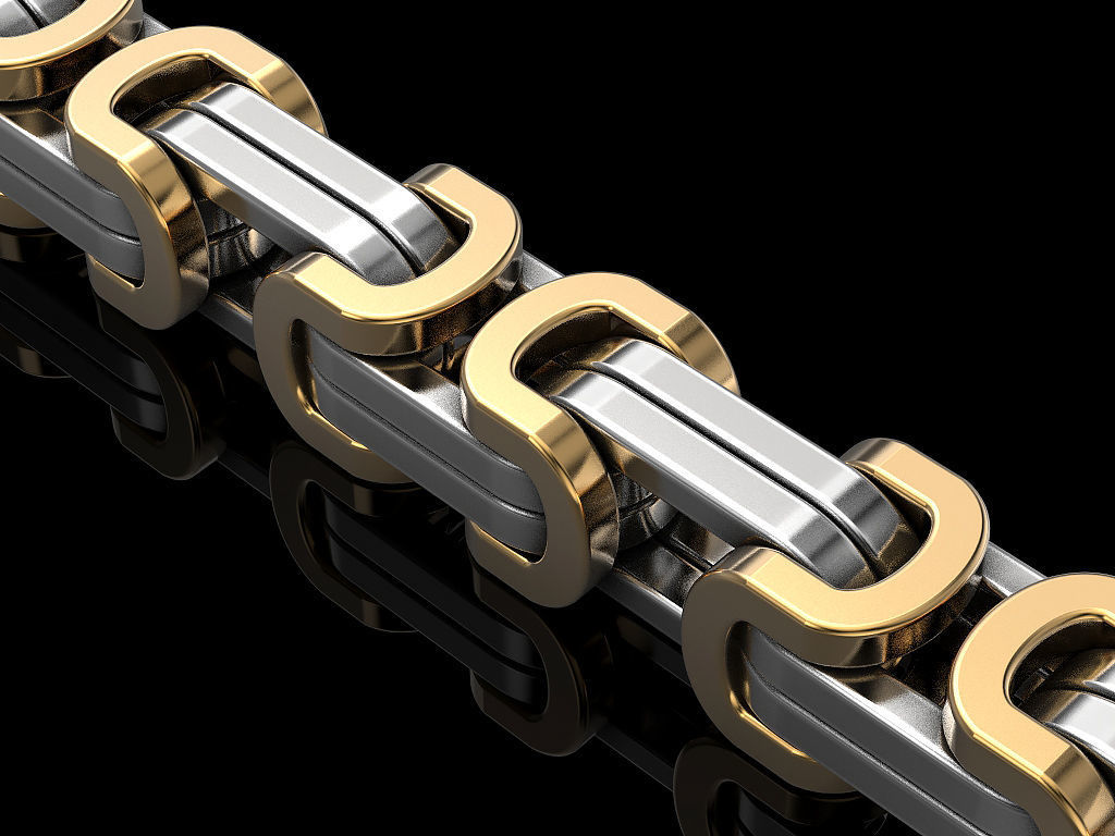 Chain or Bracelet 3D print model_5