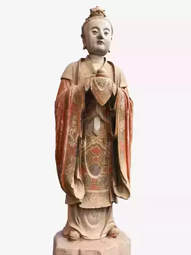 Deity Statue Sculpture19 3D model