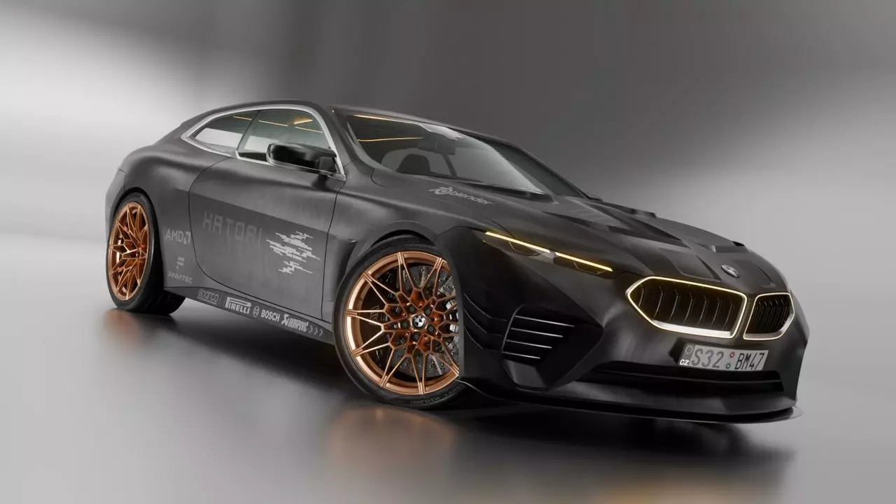 Sport car Concept Coupe 2026 High Detail Low-poly 3D model