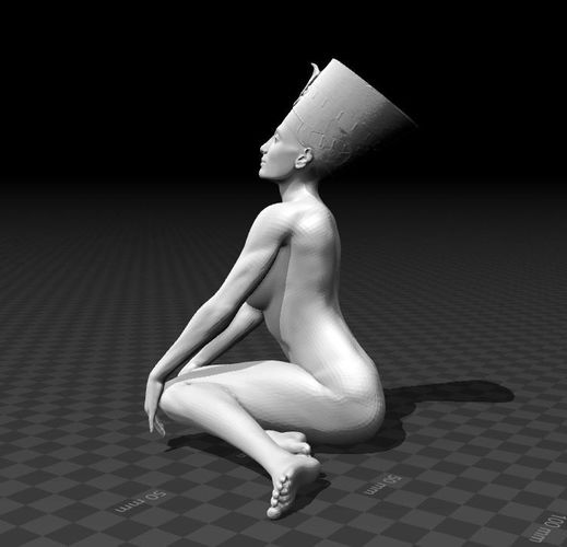 NEFERTITI AS QUEEN 3D print model