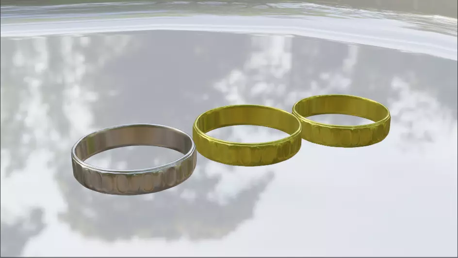 Printable rings Free 3D print model