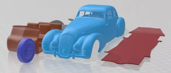 Bentley Embiricos Special 1938 Printable Car 3D print model