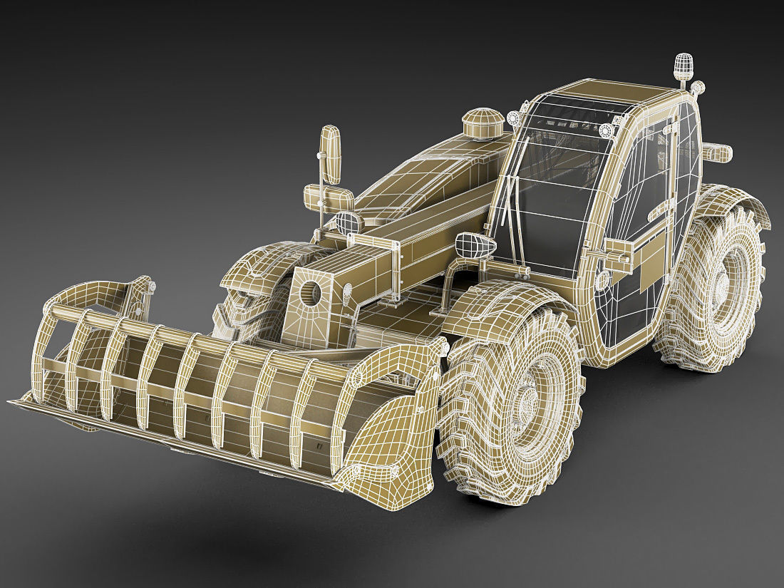 Massey Ferguson 9305 Xtra telehandler 3D model_25