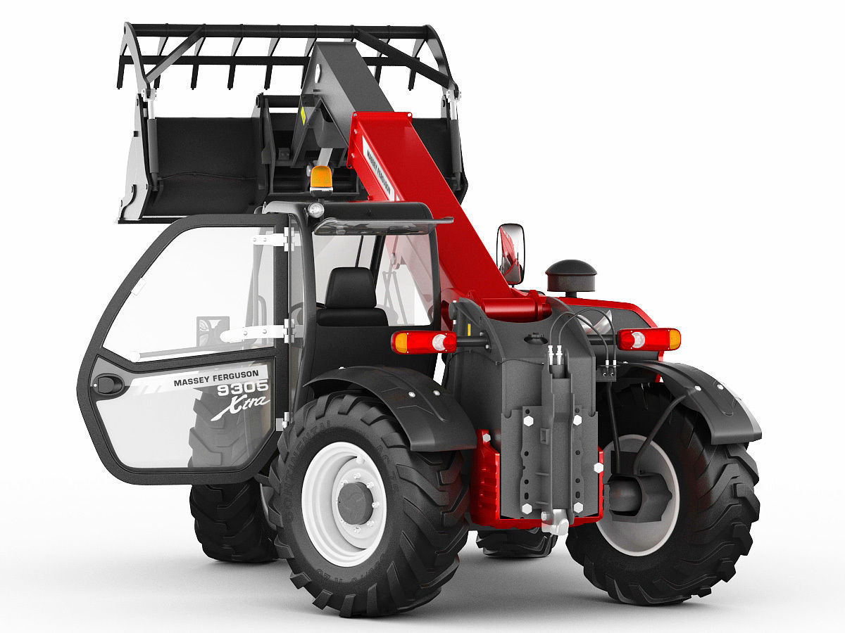 Massey Ferguson 9305 Xtra telehandler 3D model_14