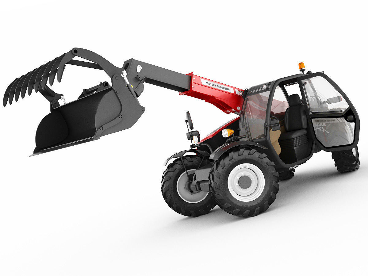 Massey Ferguson 9305 Xtra telehandler 3D model_11