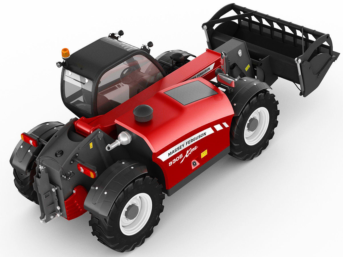 Massey Ferguson 9305 Xtra telehandler 3D model_10