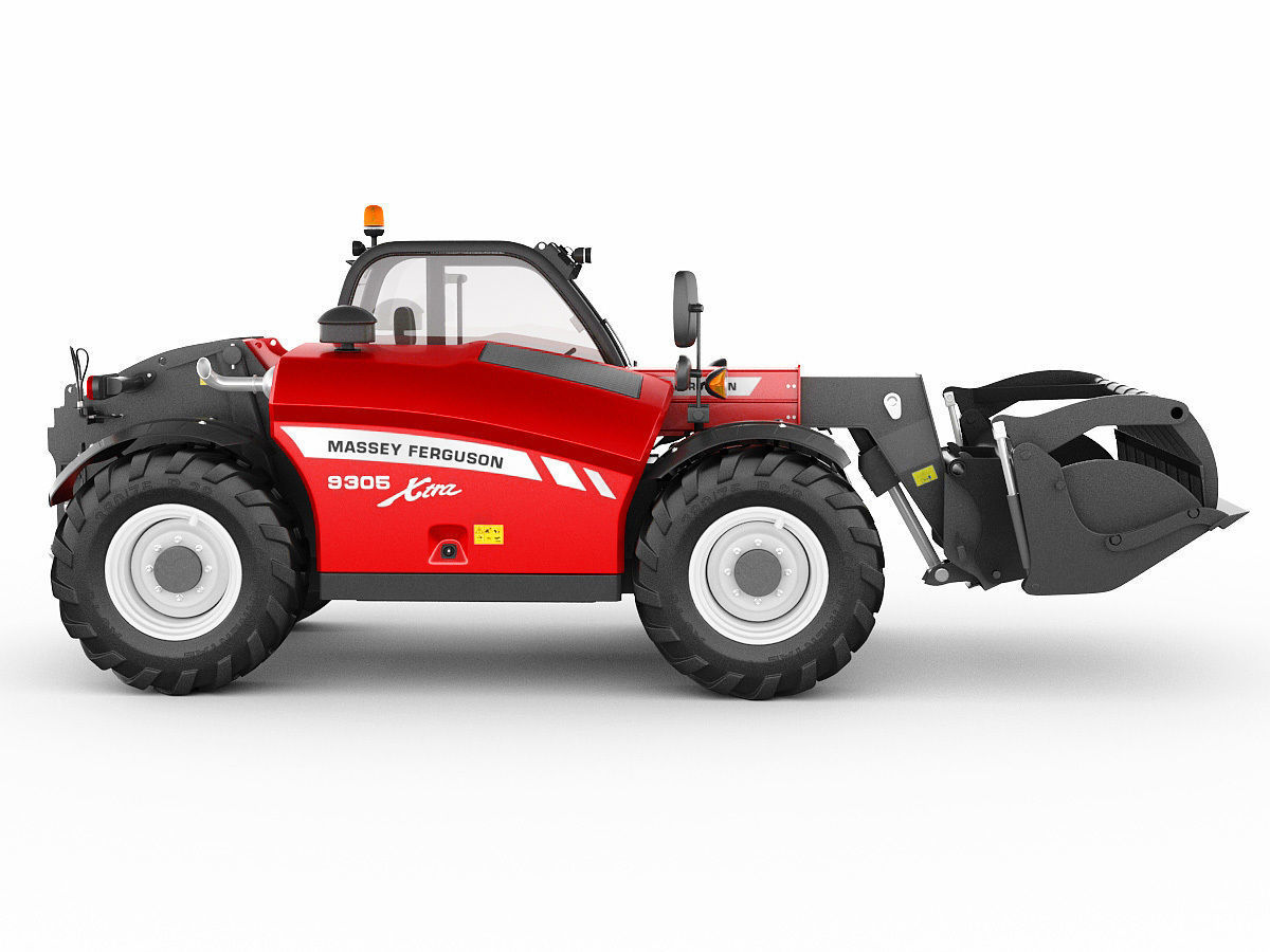 Massey Ferguson 9305 Xtra telehandler 3D model_3