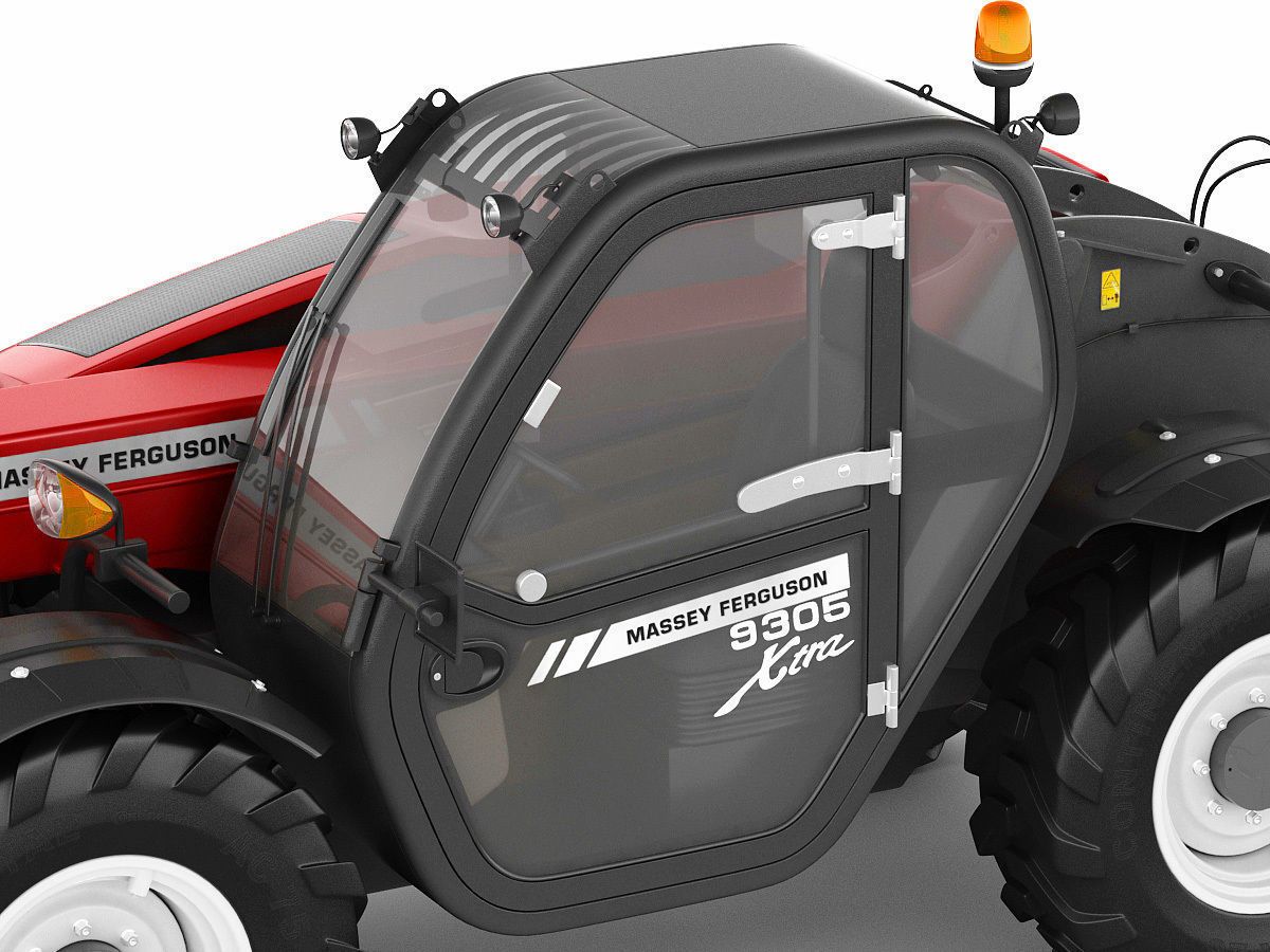 Massey Ferguson 9305 Xtra telehandler 3D model_8