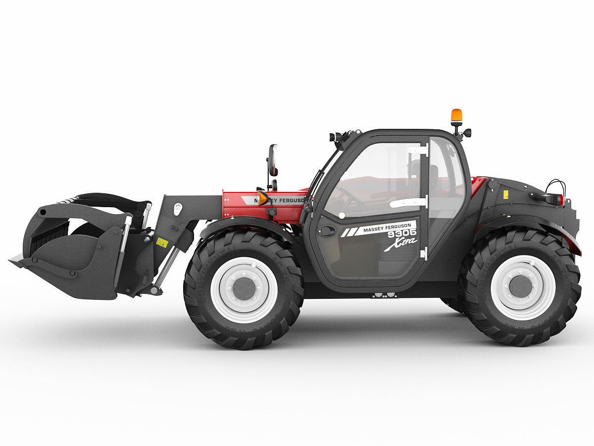 Massey Ferguson 9305 Xtra telehandler 3D model_2
