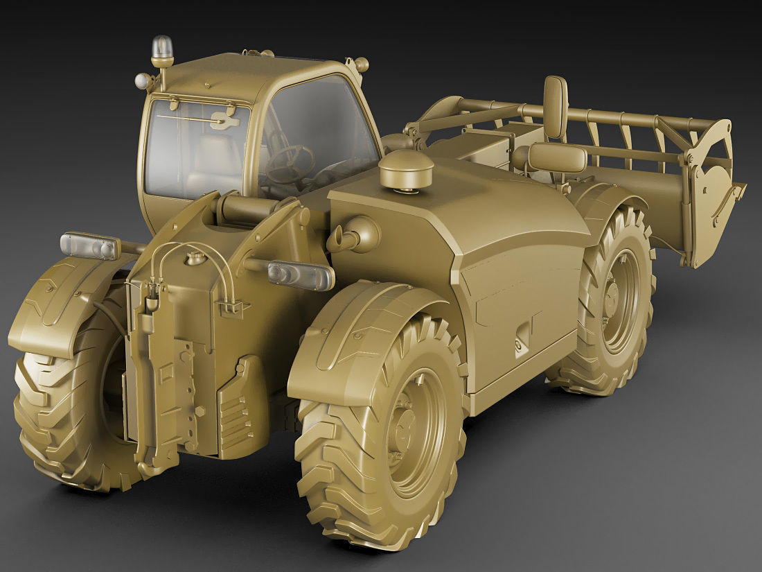 Massey Ferguson 9305 Xtra telehandler 3D model_19