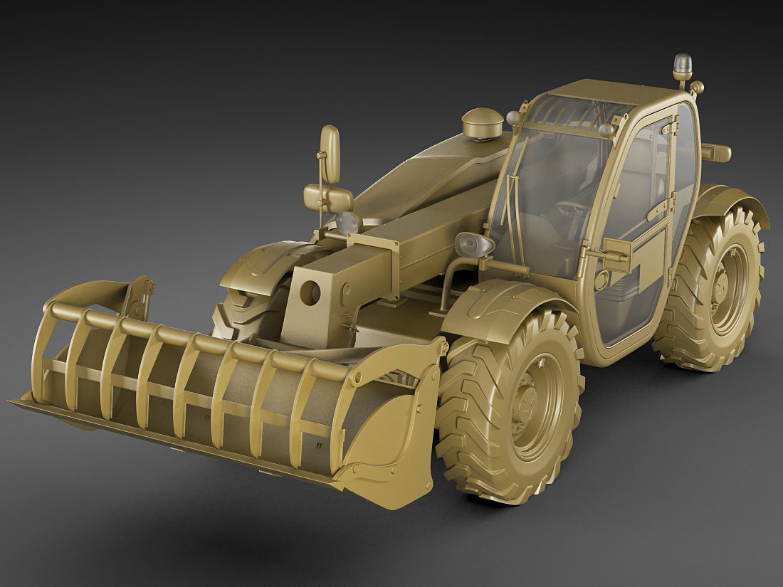 Massey Ferguson 9305 Xtra telehandler 3D model_18