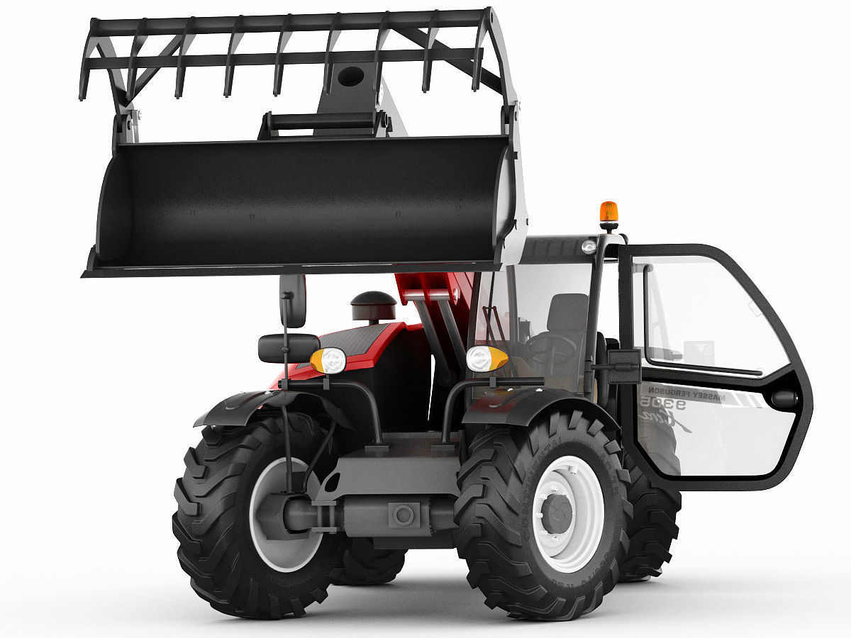 Massey Ferguson 9305 Xtra telehandler 3D model_12