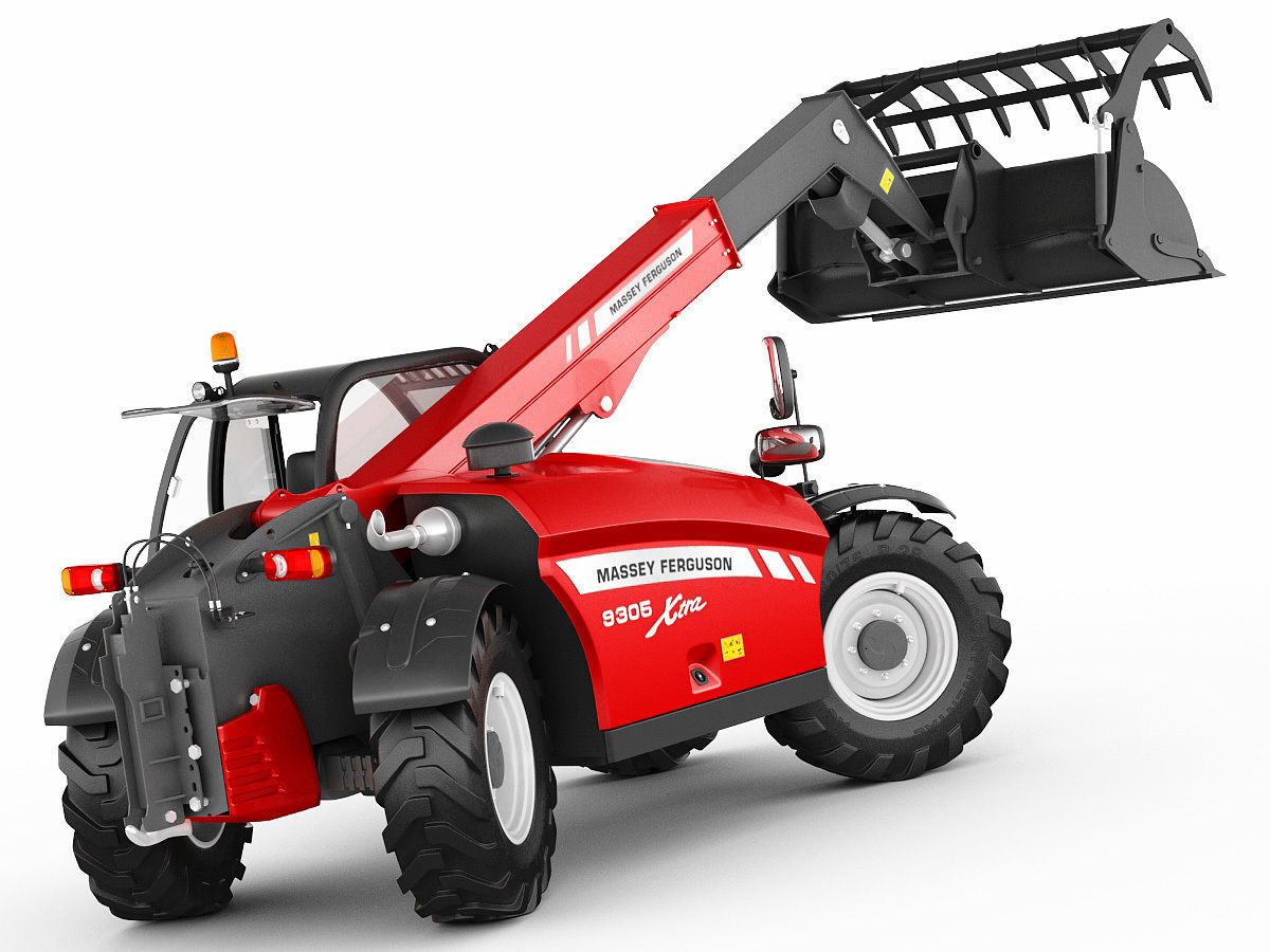Massey Ferguson 9305 Xtra telehandler 3D model_13