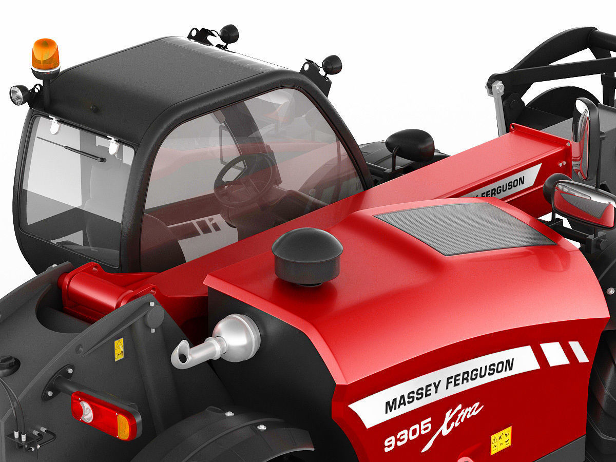 Massey Ferguson 9305 Xtra telehandler 3D model_6