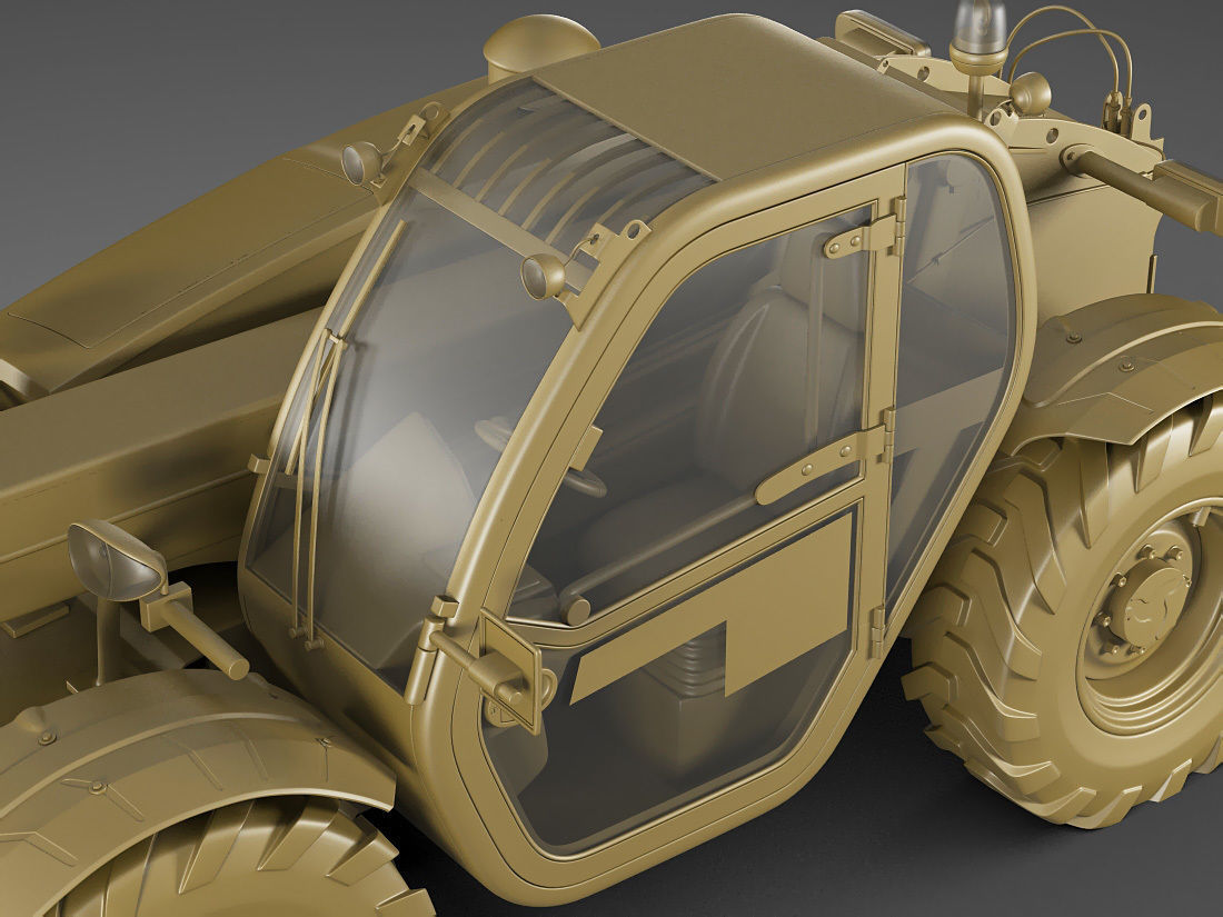 Massey Ferguson 9305 Xtra telehandler 3D model_22